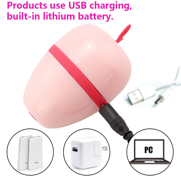 Sex Purple Ouch Apple Nipple Sucking Vibrator for Women Sex Toys Silicone Rechargeable 4
