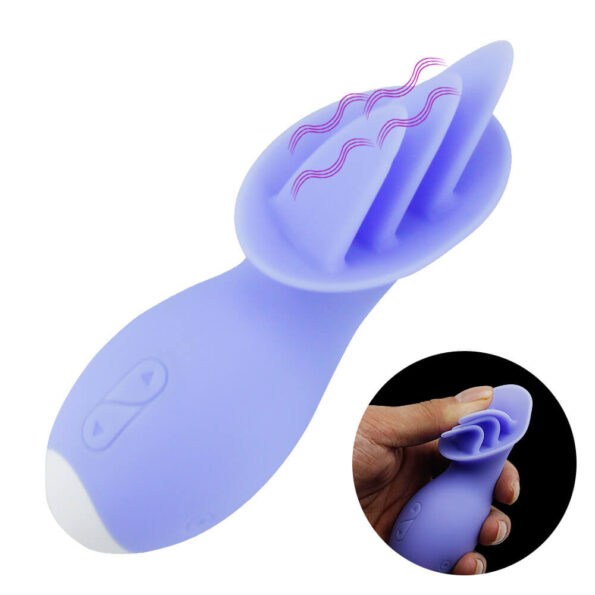 Sex Purple Power Buddies Tongue Sucking Vibrator Sex Toys Rechargeable for Women 1