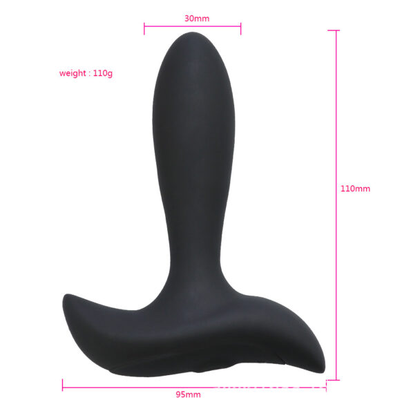 Sex Purple Remoji Surfer Premium-grade Silicone Vibrating Butt Plug for Men Toys 4