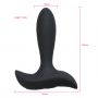 Sex Purple Remoji Surfer Premium-grade Silicone Vibrating Butt Plug for Men Toys 5