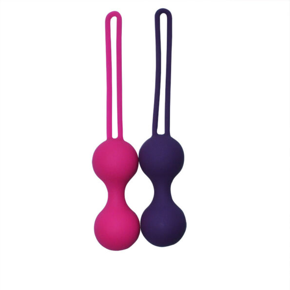 Sex Purple Silicone Glass Kegel Balls Vaginal Balls for Women Sex Toys 3