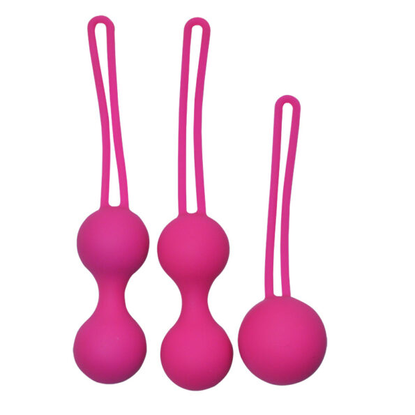 Sex Purple Silicone Glass Kegel Balls Vaginal Balls for Women Sex Toys