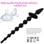 Sex Purple Sono Butt Plug Vibrating Butt Plugs with Silicone Anal Bead for Men Toys