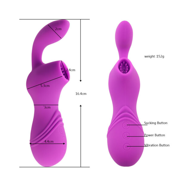 Sex Purple Suction Nipple Vibrator Nipple Suckers Rechargeable Breast Massagers Stimulator Sex Toys for Sale 2