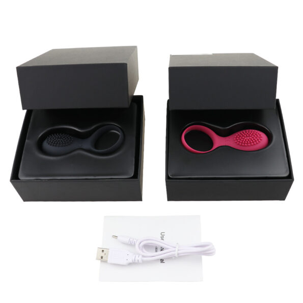 Sex Purple TENGA SVR Smart Vibe Ring Rechargeable Couple Vibrating Cock Ring 7