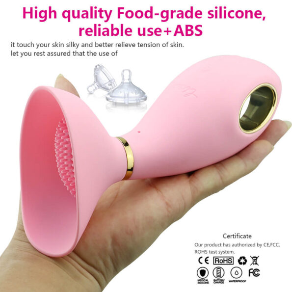 Sex Purple The Nines Nip Pulls Nipple Pumps & Suckers Bondage Breast Fetish Sex Toy Pink Rechargeable 5