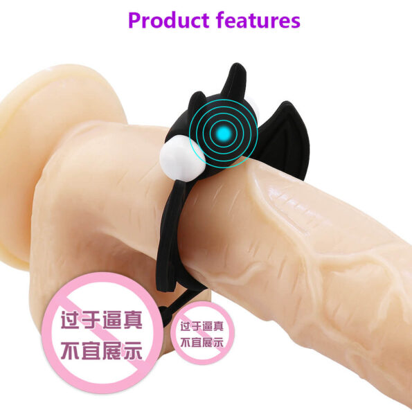 Sex Purple Tower Of Power Vibration Silicone Lock Fine Delay Ring 6 Pack 7