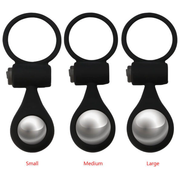 SexPurple_Optimale Vibrating C Ring Set Black_1