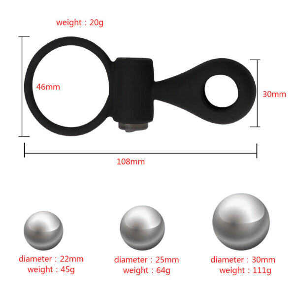 SexPurple_Vibrating Male Dumbbell Trainer Vibration Silicone_4