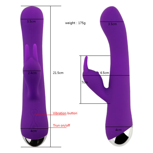 Silicone Bela Rabbit Tickler Vibrator-6