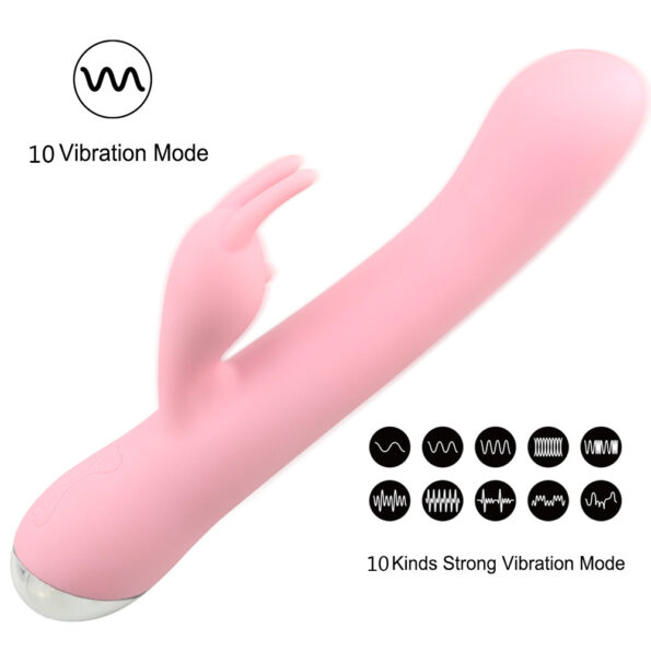 Silicone Bela Rabbit Tickler Vibrator-7