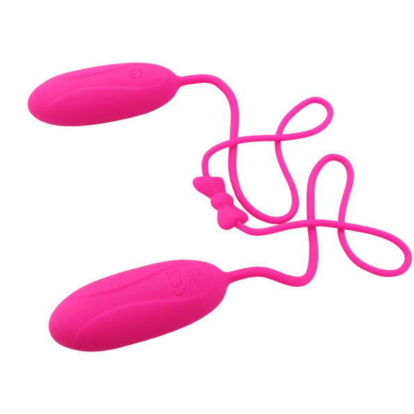 USB Powered Vibrating Double Dual Egg Bullet Vibe Vibrator (4)