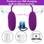 USB Powered Vibrating Double Dual Egg Bullet Vibe Vibrator (1)
