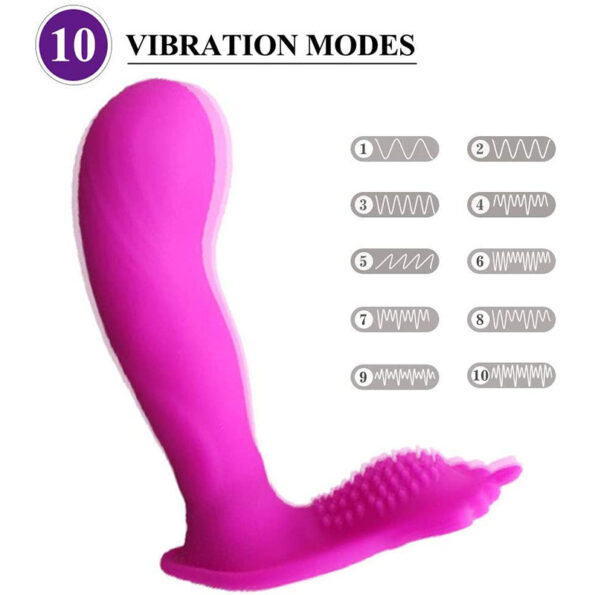 Wearable Remote Clitoral G Spot Butterfly Vibrator (2)