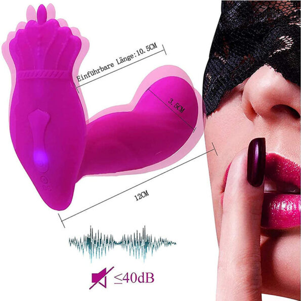 Wearable Remote Clitoral G Spot Butterfly Vibrator (6)