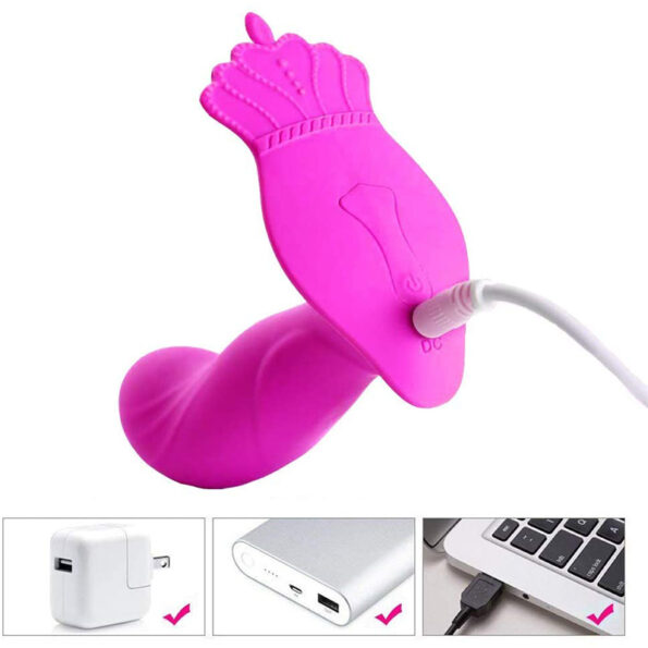 Wearable Remote Clitoral G Spot Butterfly Vibrator (7)