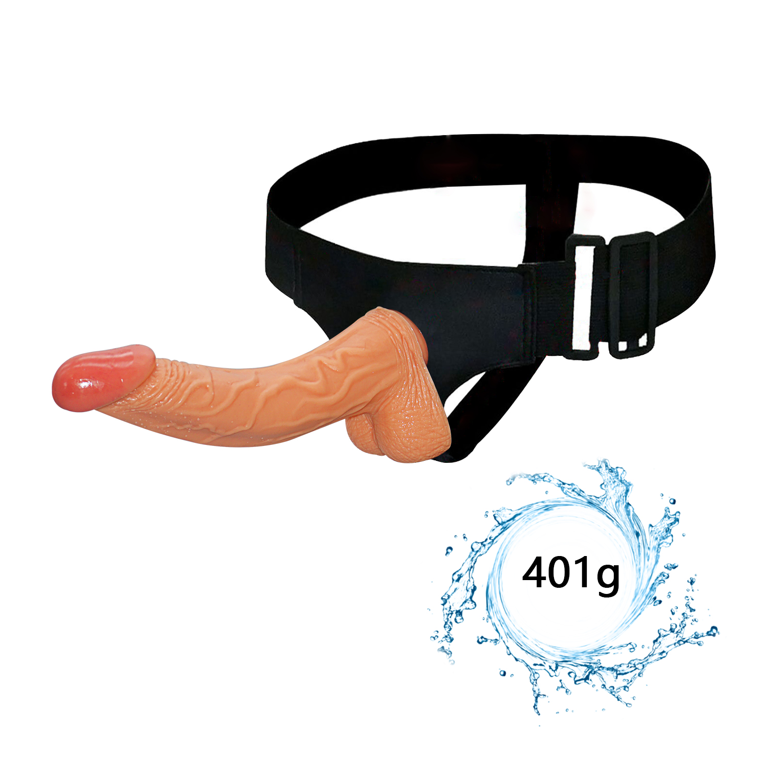 King Cock Strap On Harness With 7 Inch Dildo Beige - Image 5