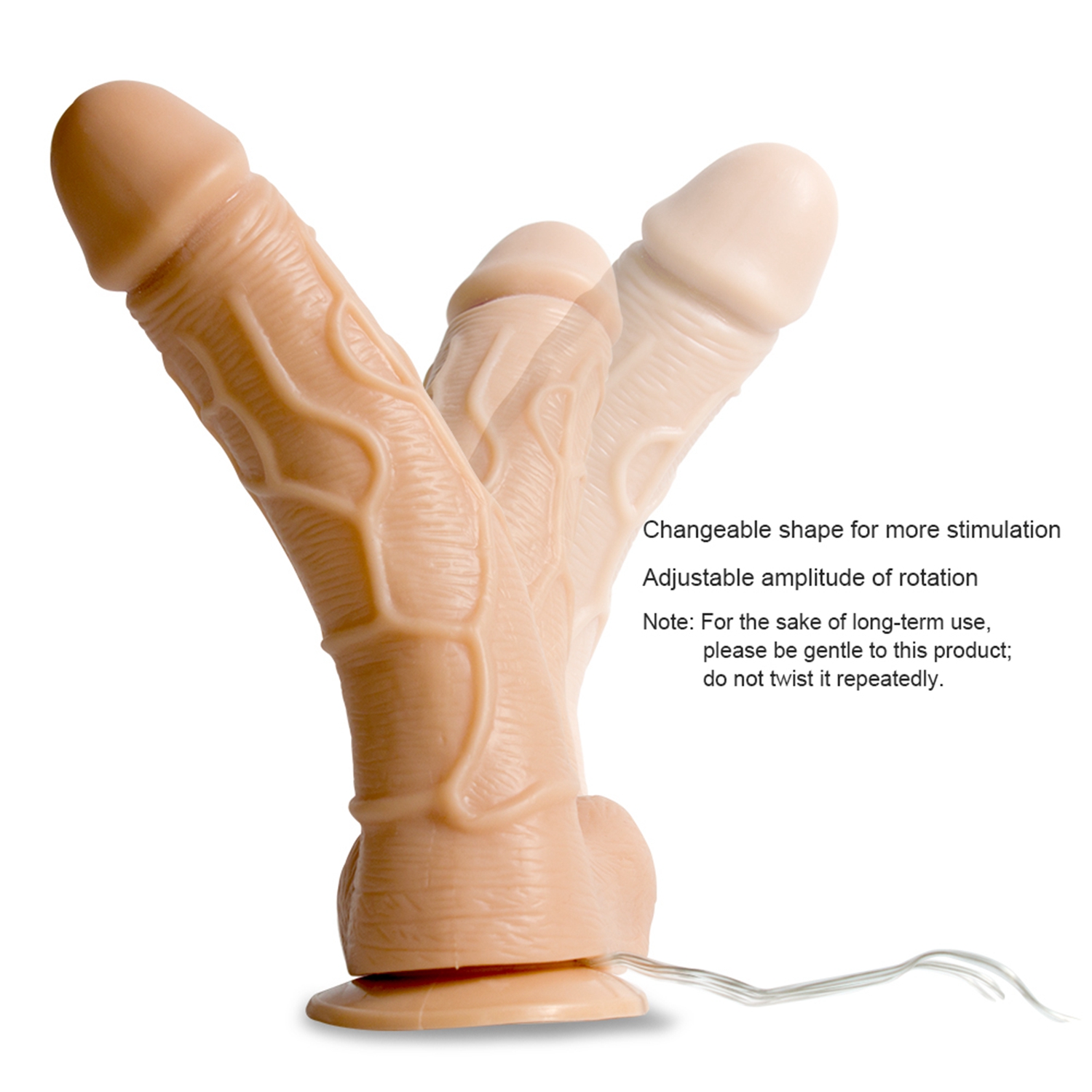 Lifelike Lover Classic Realistic Dildo Vibrator 7.5 Inch - Image 4