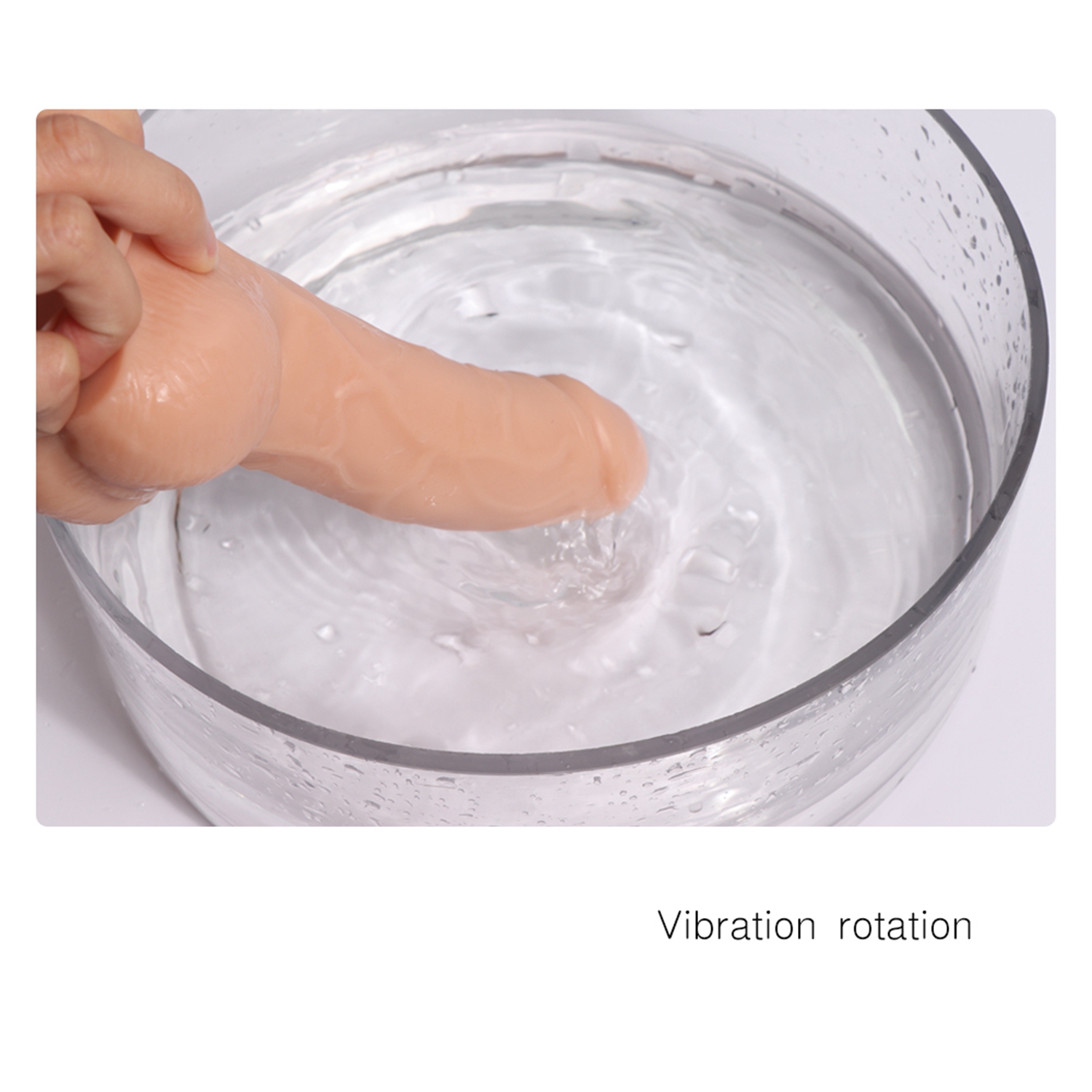 Lifelike Lover Classic Rechargeable Remote Control Dildo 7.8 Inch - Image 5