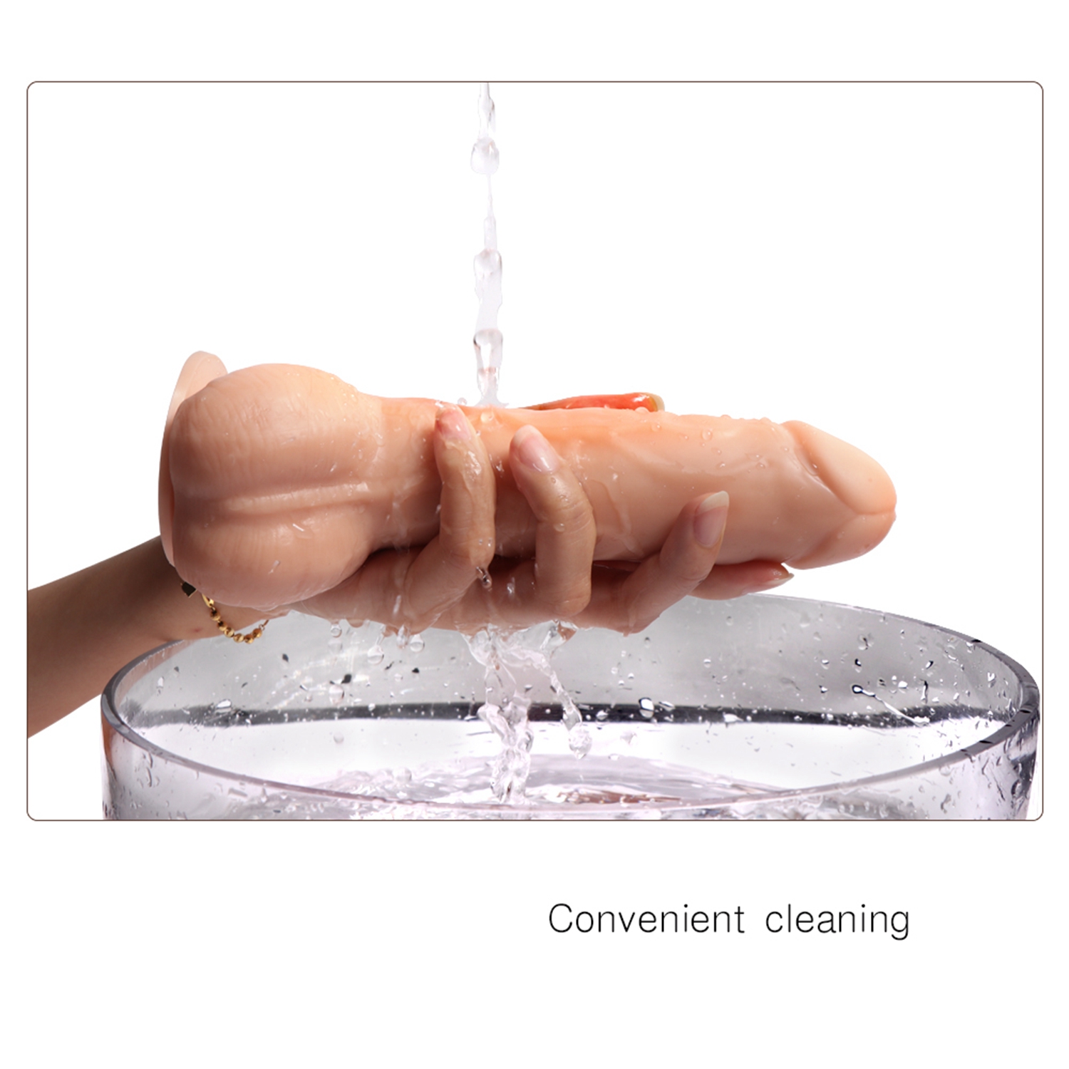 Lifelike Lover Classic Rechargeable Remote Control Dildo 7.8 Inch - Image 6