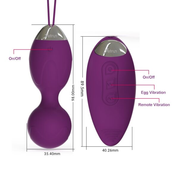 Kegel Ben Wa Balls Wireless Remote Control Vibrators Vaginal Vibrating Egg Toys