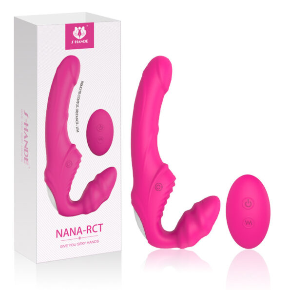 Double Head Strapless Dildo G-Spot Vibrator (1)