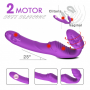 Double Head Strapless Dildo G-Spot Vibrator (1)