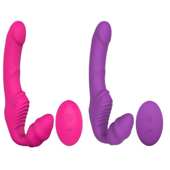 Double Head Strapless Dildo G-Spot Vibrator (3)