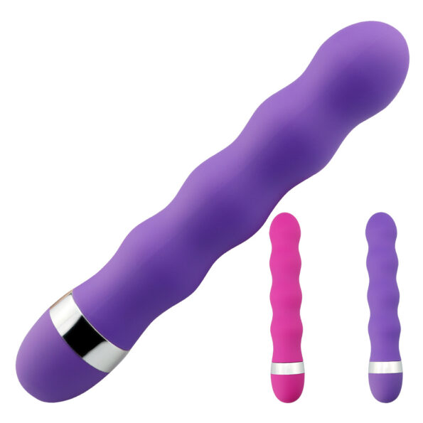 Screw Thread Wand Massager Waterproof Handheld Portable Vibrator (1)