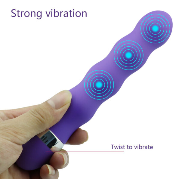 Screw Thread Wand Massager Waterproof Handheld Portable Vibrator (9)