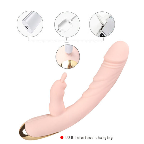 10X Thrust Rotate Vibration Rabbit Sex Toy (7)