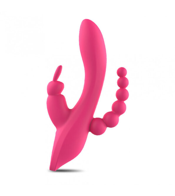 12 Speeds Triple G-Spot Rabbit Anal Vibrator (5)
