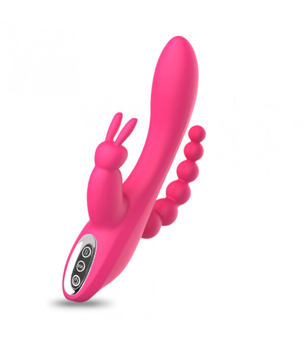 12 Speeds Triple G-Spot Rabbit Anal Vibrator (6)