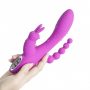 12 Speeds Triple G-Spot Rabbit Anal Vibrator (1)