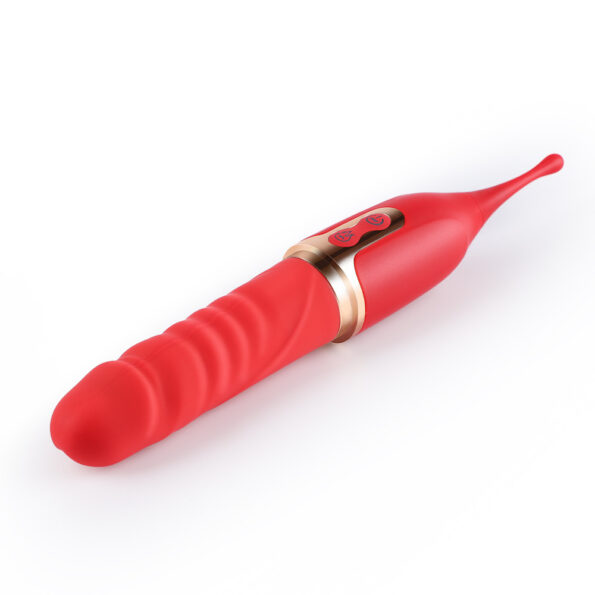 2 In 1 Heating 10 Modes Clit Vibrator (4)