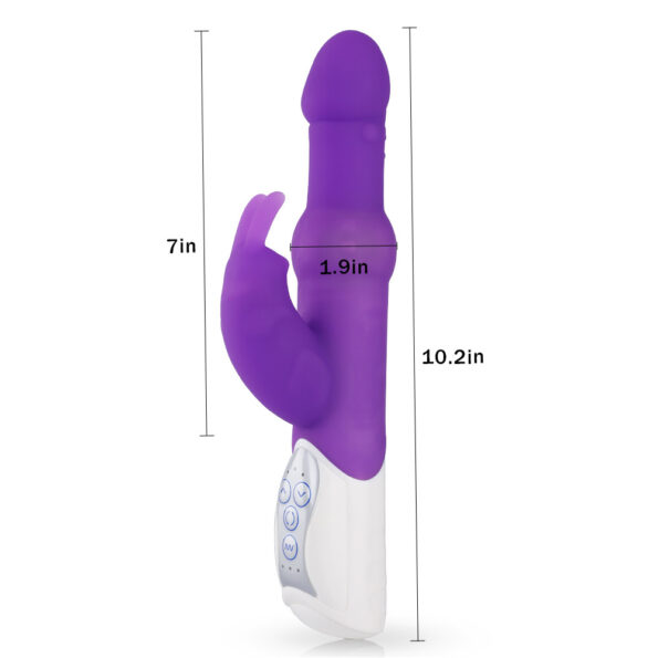 Bump 3 Modes Rotate Bead Rabbit Vibrator (5)