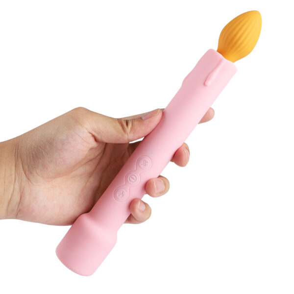 candle simulation wand,candle clitoral vibrator,candle clitoral massager,clit candle wand,candle vibrator for women