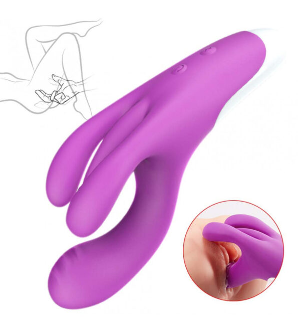 G-Spot Rabbit Vibrator 3 Motors Clitoral And Vaginal Stimulator (1)
