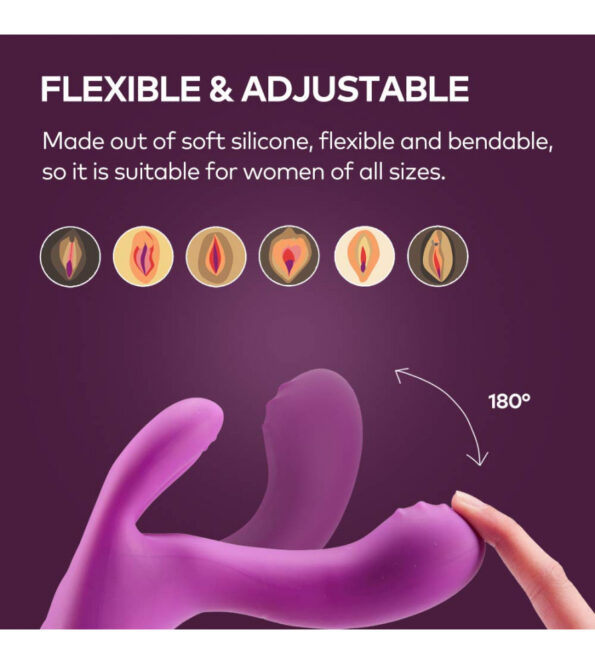 G-Spot Rabbit Vibrator 3 Motors Clitoral And Vaginal Stimulator (4)