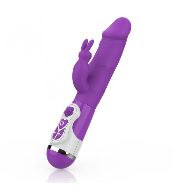 Rechargeable Silicone Rabbit Vibrator Purple (6)