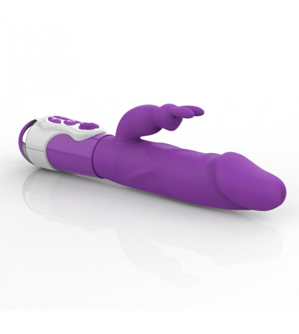 Rechargeable Silicone Rabbit Vibrator Purple (7)