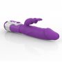 Rechargeable Silicone Rabbit Vibrator Purple (1)
