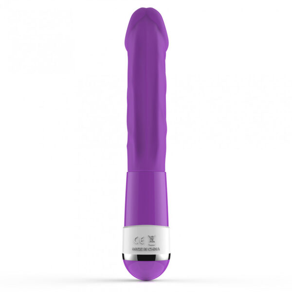 Rechargeable Silicone Rabbit Vibrator Purple