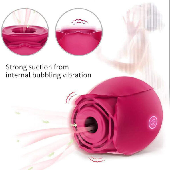 Rose Sucking Vibrator Clit Sucker Nipple Stimulator (4)