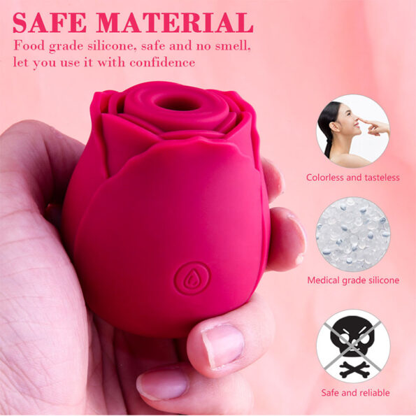 Rose Sucking Vibrator Clit Sucker Nipple Stimulator (7)