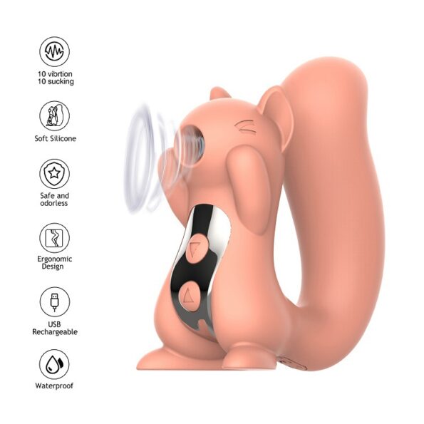 Squirrel Sucking Clit Vibrator Women Nipple Stimulator (4)