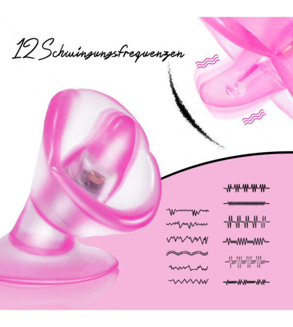 Tonge Licking Vibrator Remote Control 12 Speeds (2)