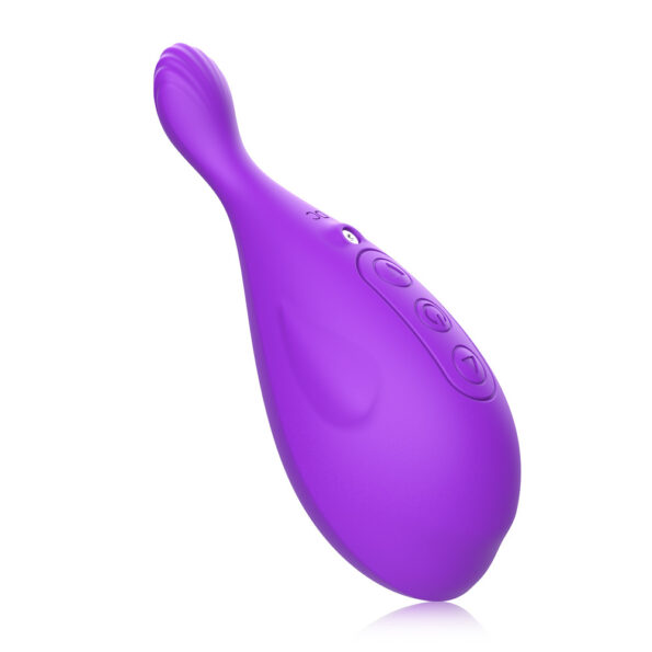 Whale Shape 2 Holes Clitoral Sucking Vibrator (4)