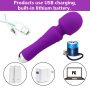 10 Frequency Vibration Mini Silicone AV Wand Massagers (1)