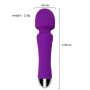 10 Frequency Vibration Mini Silicone AV Wand Massagers (1)